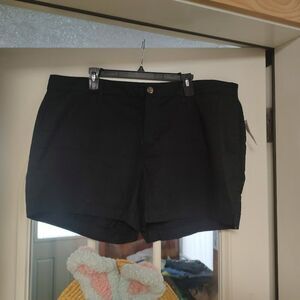 New Old Navy Black Everyday Shorts Size Women's 18 Plus